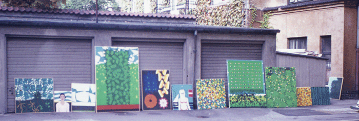 Opstilling i gården 1970