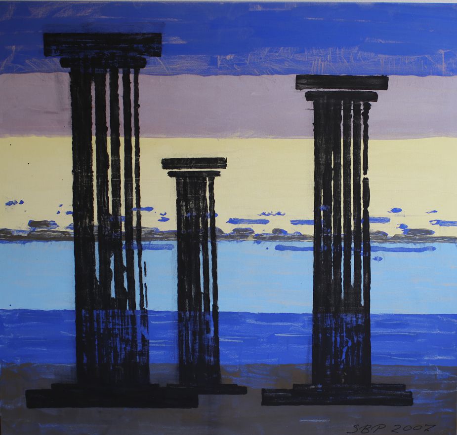 Tre græske søjler, 2007.